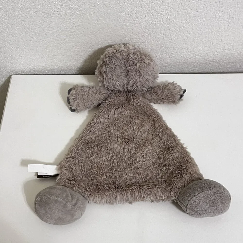 Demdaco Sloth Flat Security Blanket Rattle Lovey Lovie Plush 2019